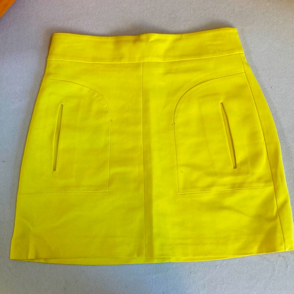 Zara Bright Yellow Skirt